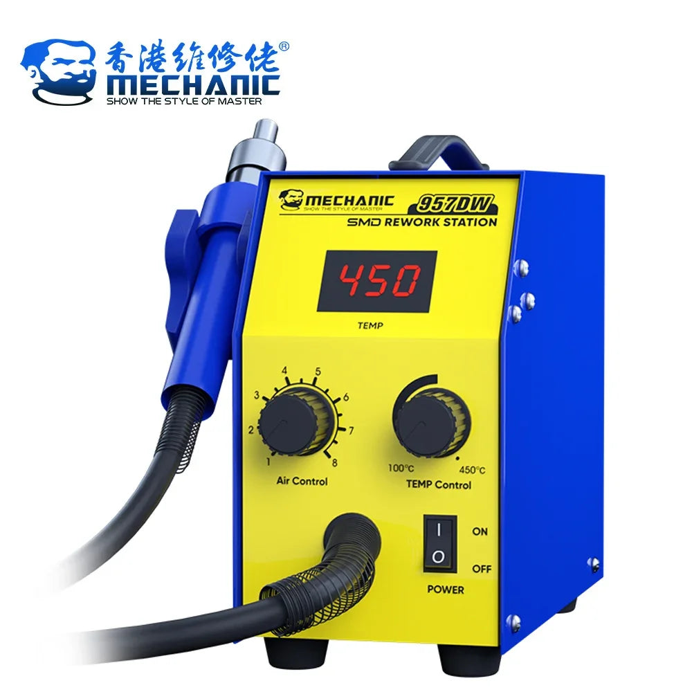Mechanic 957DW Hot Air Rework and Desoldering Station - Dual Scroll