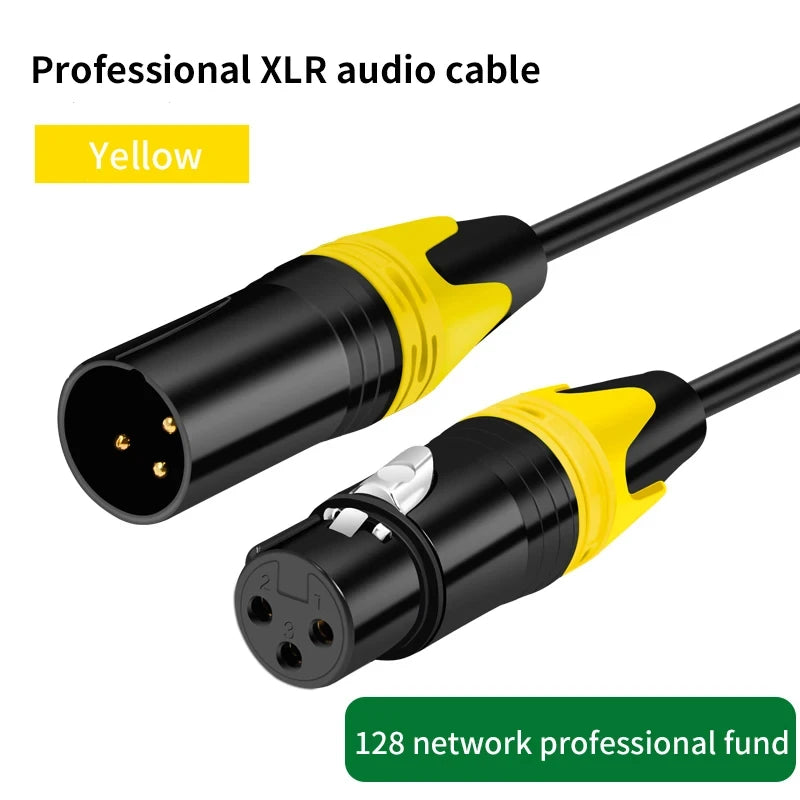 XLR Male to Female Balanced Audio Cable | Microphone & Mixer Extension