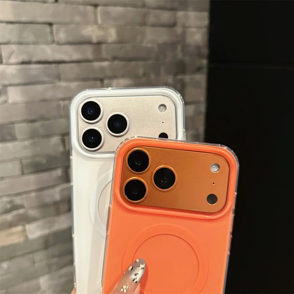 Frosted MagSafe iPhone Case — Fingerprint-Resistant Luxury Finish