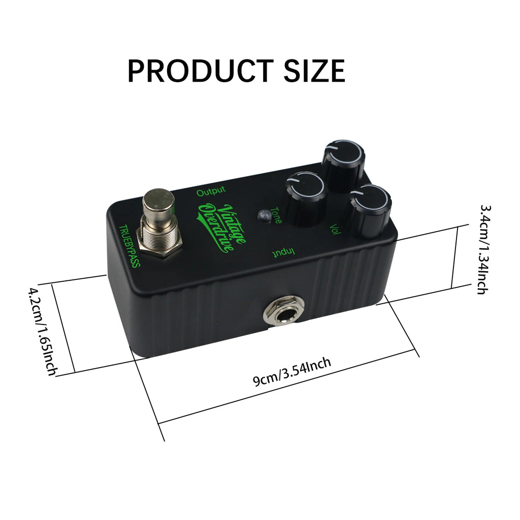 BK68 Mini Guitar Effects Pedal – 10 Effects | Overdrive, Distortion, Chorus, Delay & More
