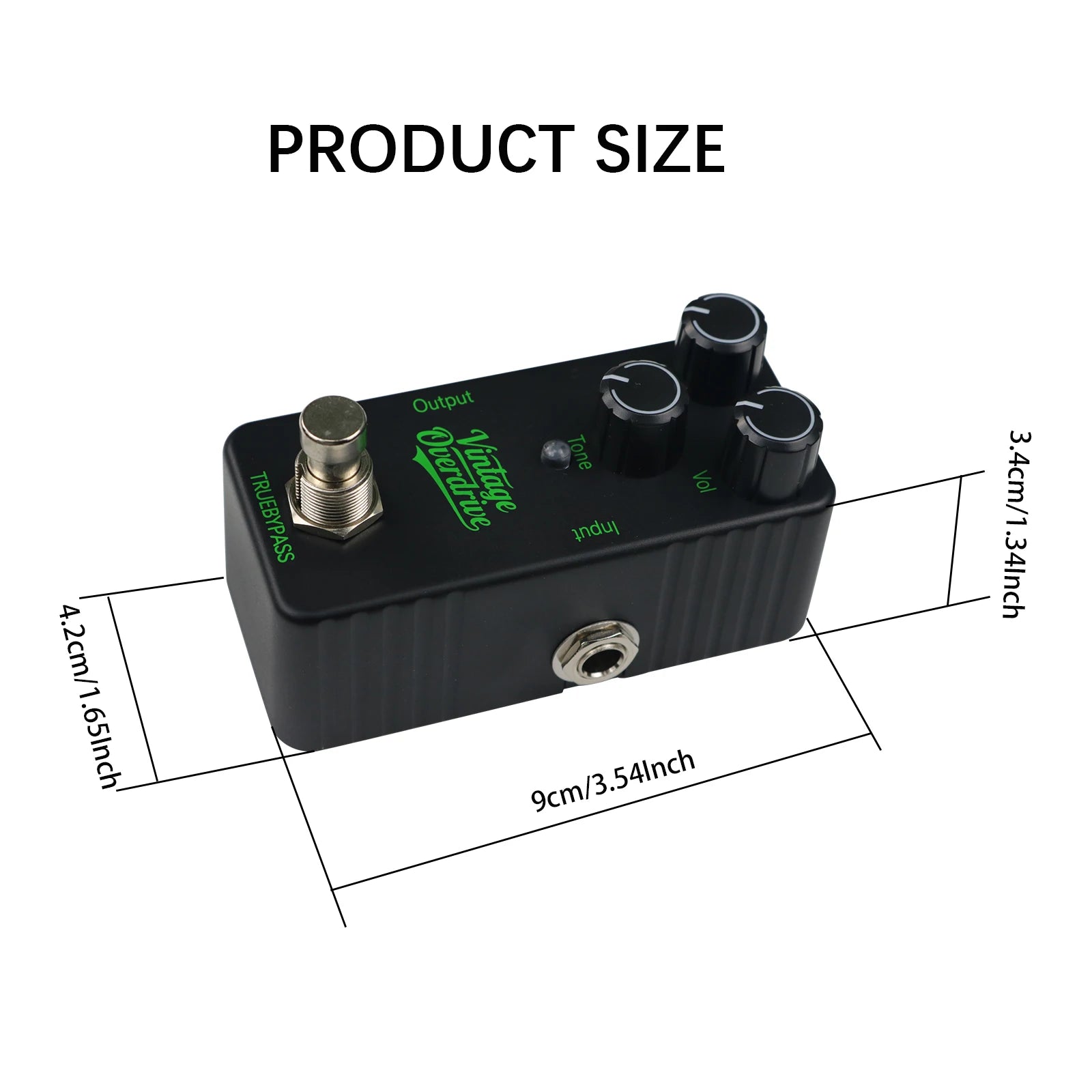 BK68 Mini Guitar Effects Pedal – 10 Effects | Overdrive, Distortion, Chorus, Delay & More
