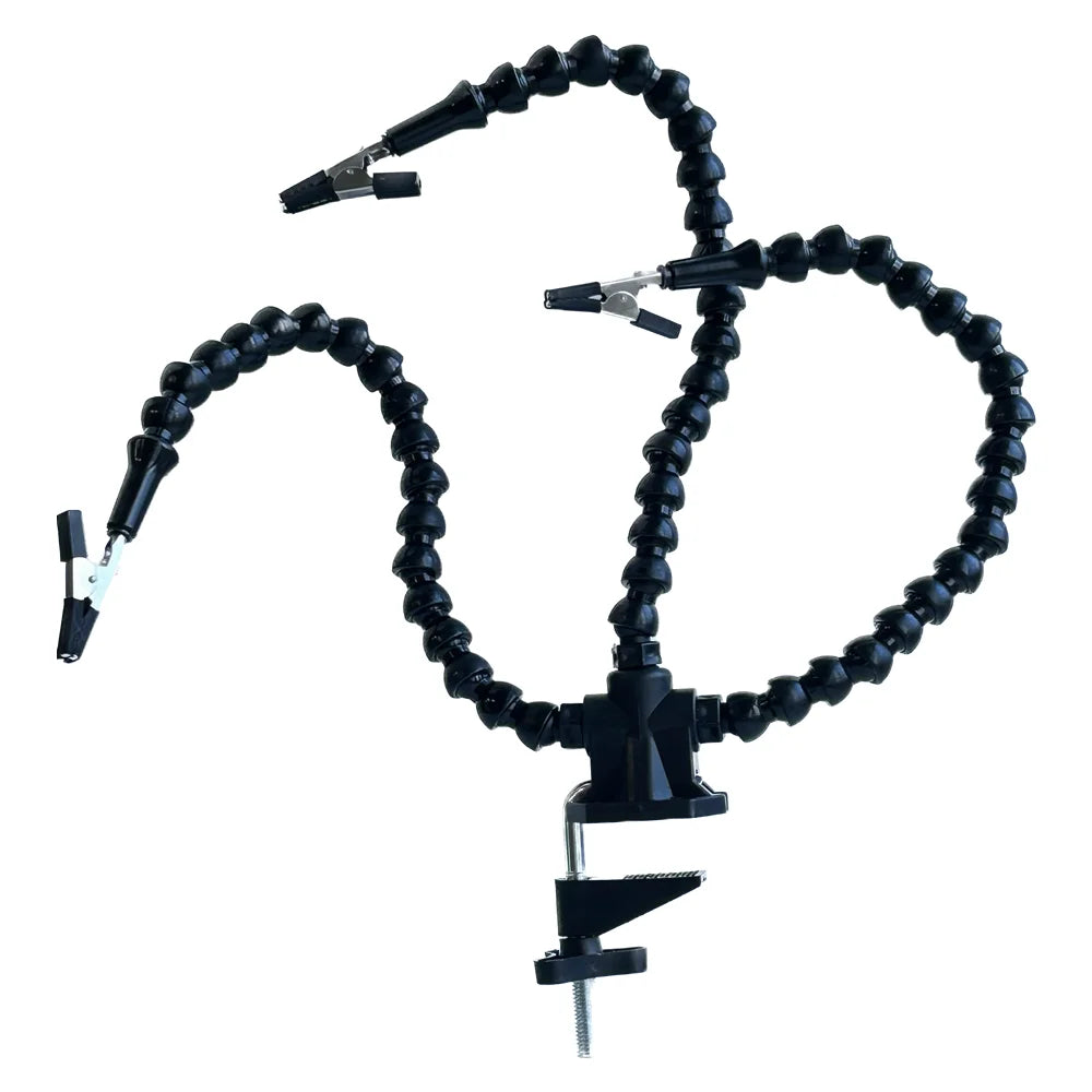 Soldering Helping Hand with Flexible Arms - Third Hand Electronics Repair Tool