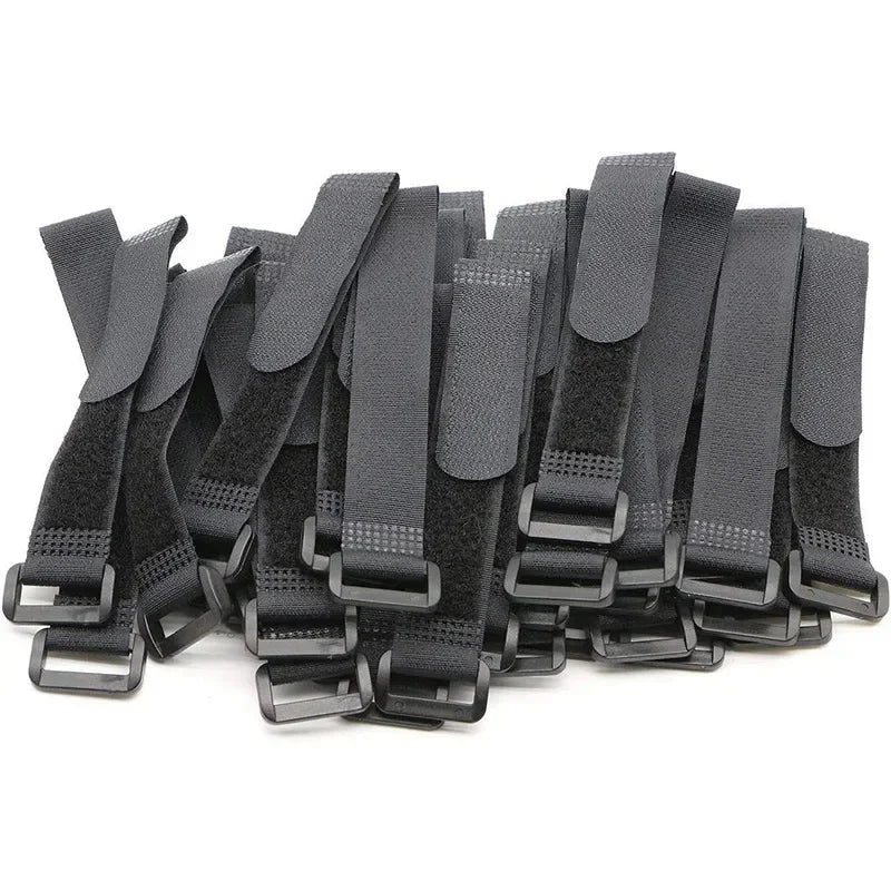 Nylon Velcro Battery Ties — Self-Adhesive Drone & RC Battery Straps