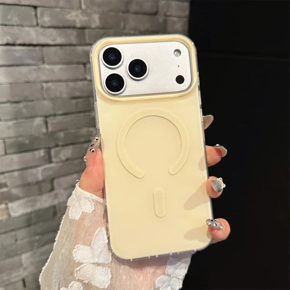 Frosted MagSafe iPhone Case — Fingerprint-Resistant Luxury Finish