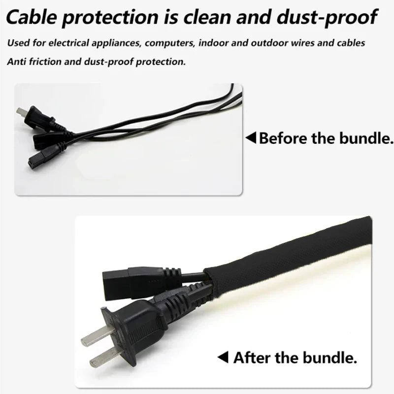 PET Braided Cable Sleeve — Nylon Wire Wrap & Harness Protector