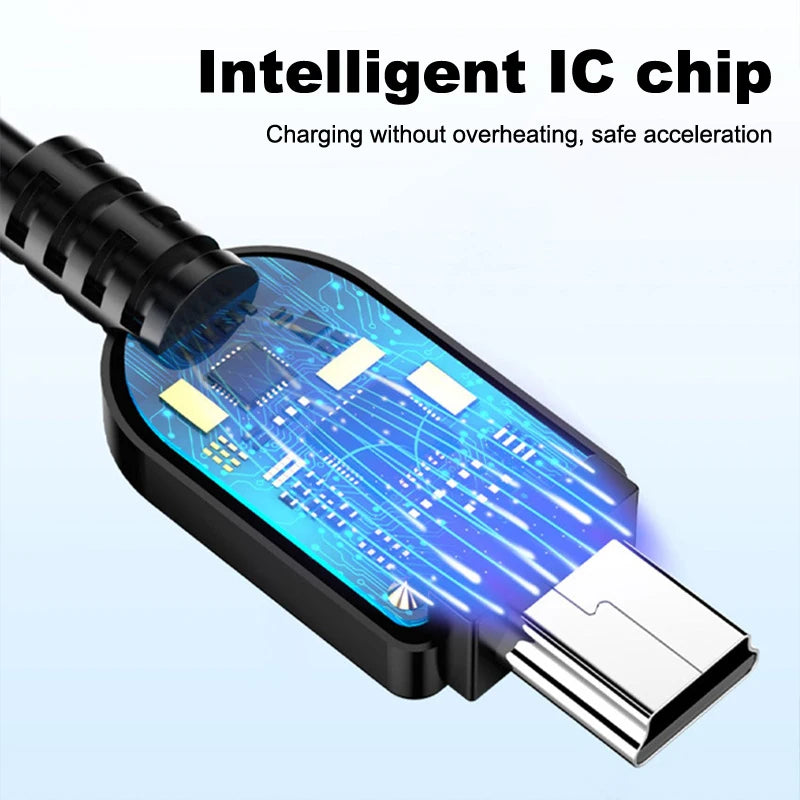 Mini USB to USB-A Cable 0.8M | Charging & Data Transfer | MP3, Camera, Hard Drive