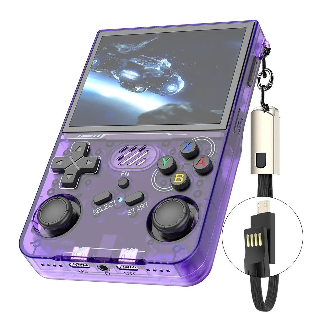 BOYHOM R36XX Retro Handheld Game Console – 60,000+ Games, 3.5" IPS Screen, Built-in Wi-Fi