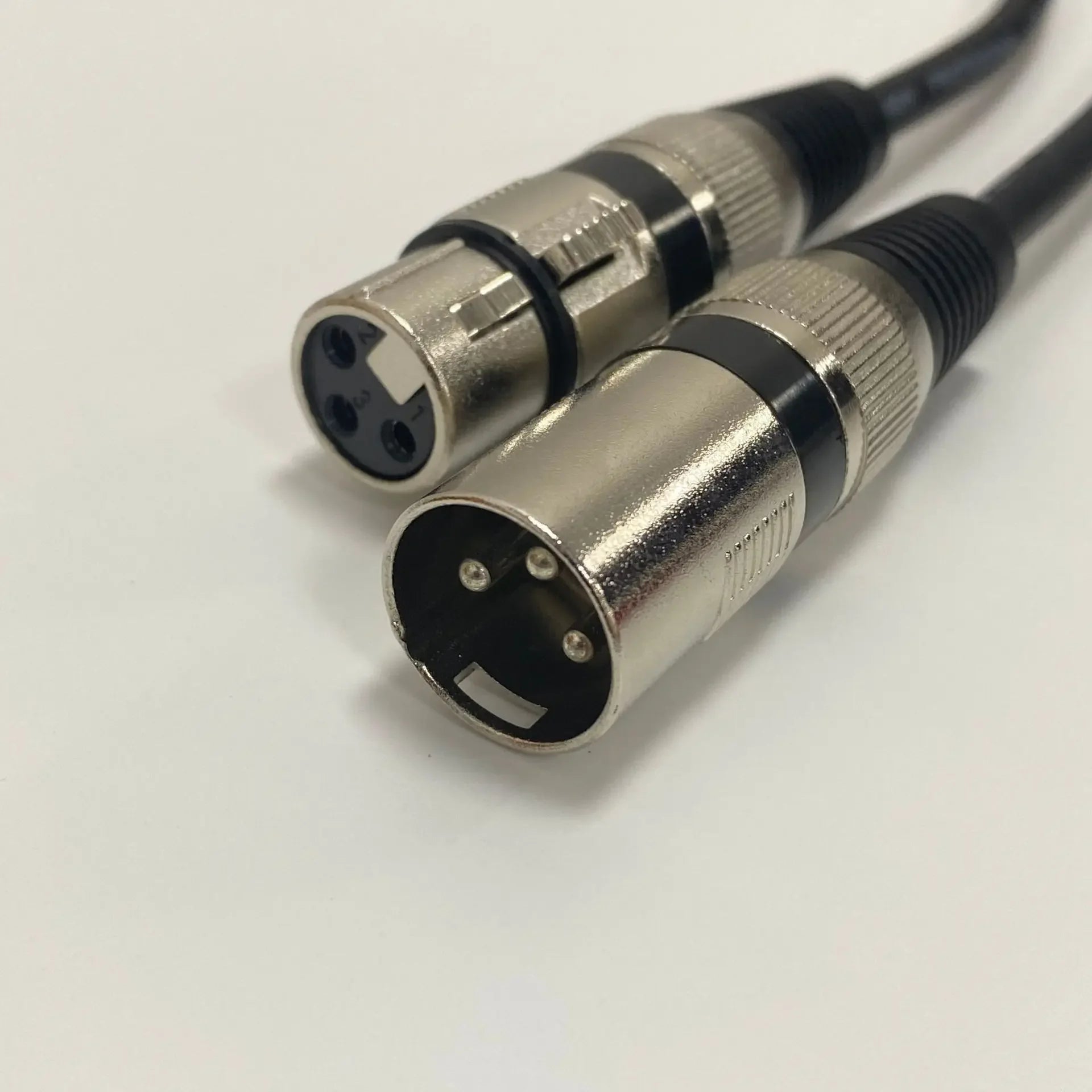 OFC XLR Balanced Microphone Cable | 3-Pin Male to Female | 1m–15m