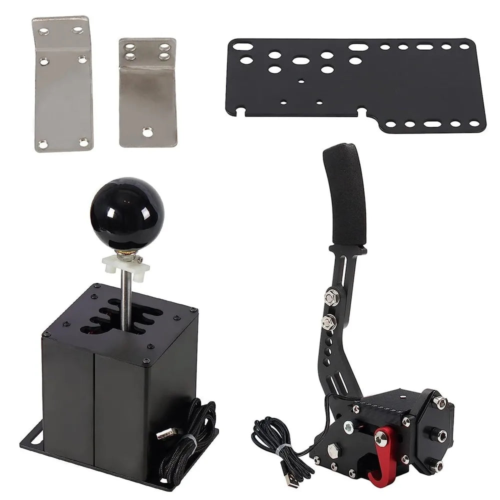 PC USB Simulator Shifter 64 Bit 6+R Handbrake for G29 G27 G25 G920 T300RS/GT