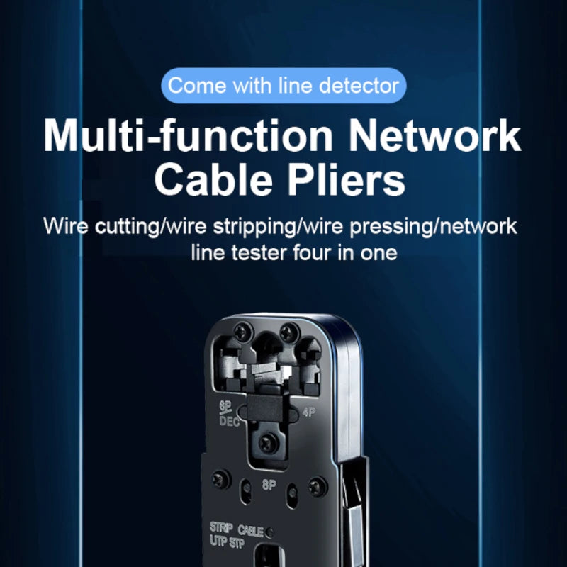 Internet Cable Tool 3 in1 RJ45  Network Plier /LAN Cable Test /Crimping /Cutting Tool Tester  6P/8P/4P Cable Tester
