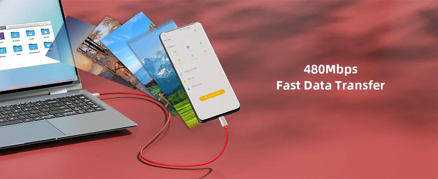 USB-C to USB-C Fast Charging Cable