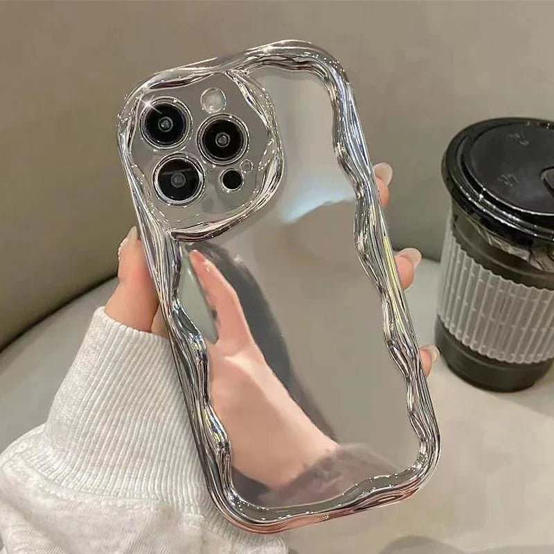 iPhone Case - Luxury Plating Makeup Mirror