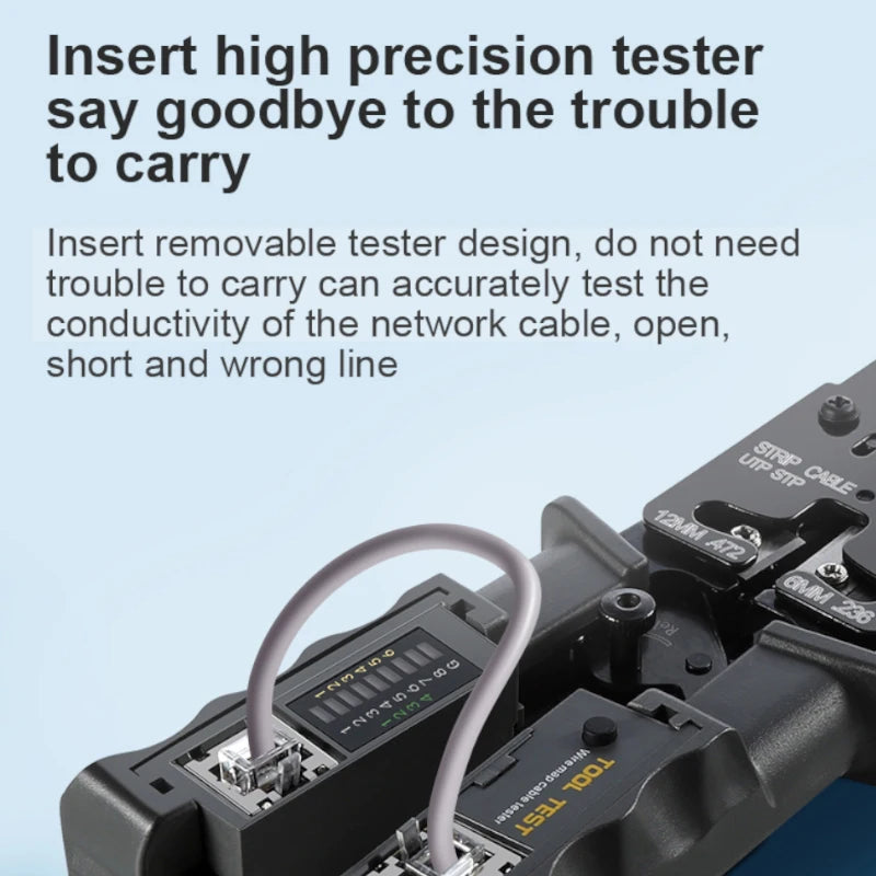 Internet Cable Tool 3 in1 RJ45  Network Plier /LAN Cable Test /Crimping /Cutting Tool Tester  6P/8P/4P Cable Tester