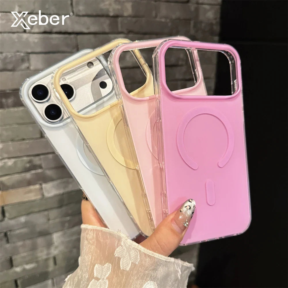 Frosted MagSafe iPhone Case — Fingerprint-Resistant Luxury Finish