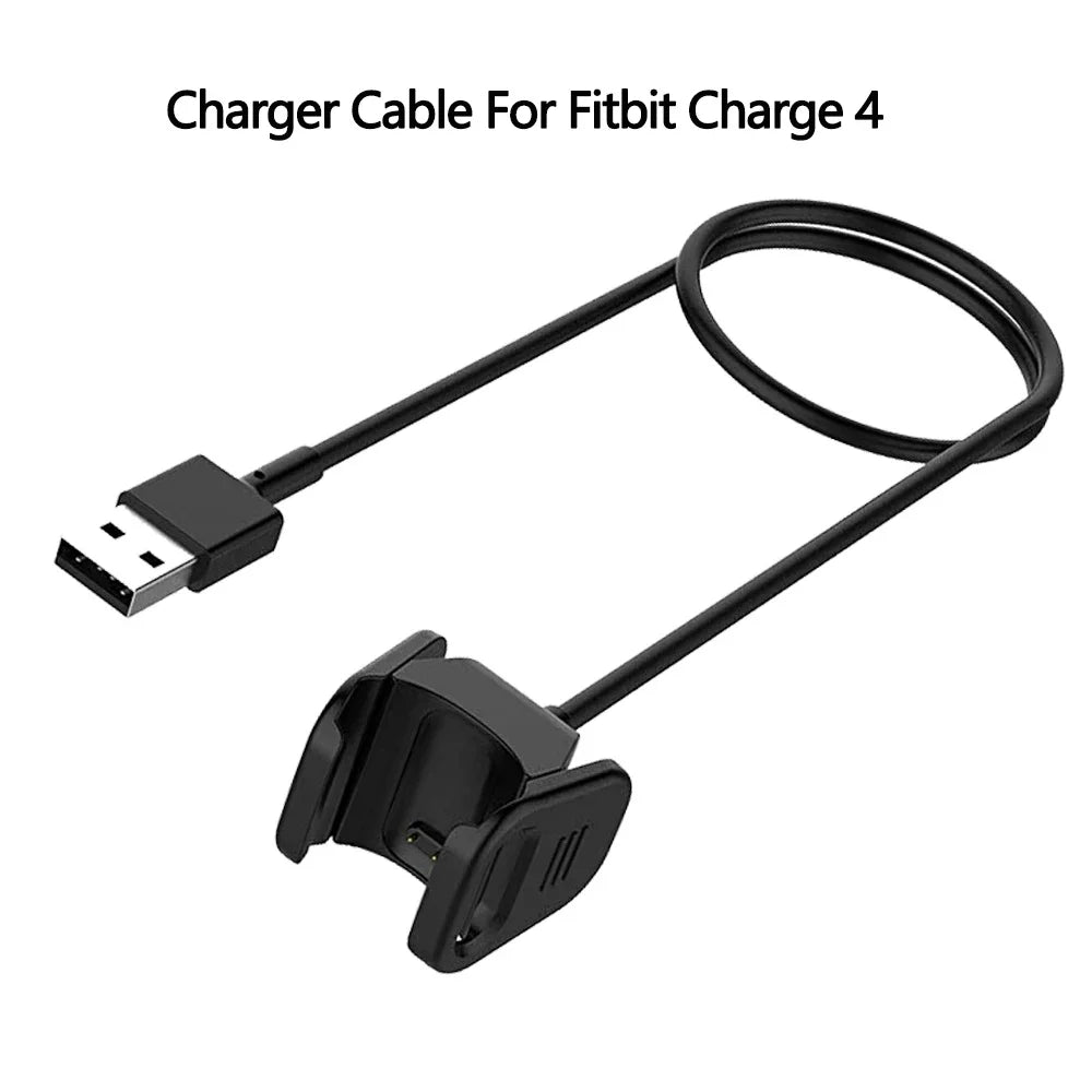 Fitbit Charge 2 / 3 / 4 USB Charging Cable – Replacement Charger Cord