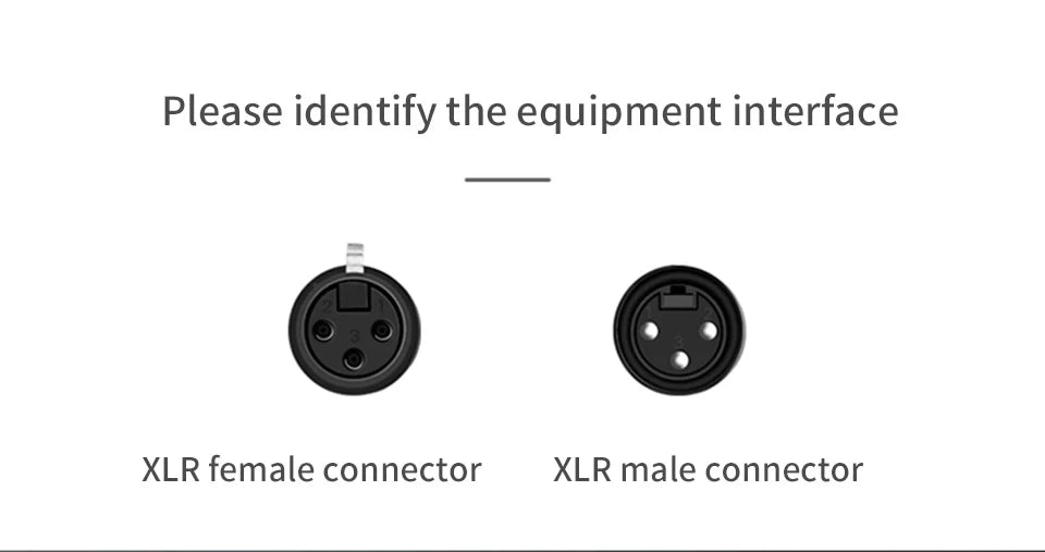 XLR Male to Female Balanced Audio Cable | Microphone & Mixer Extension