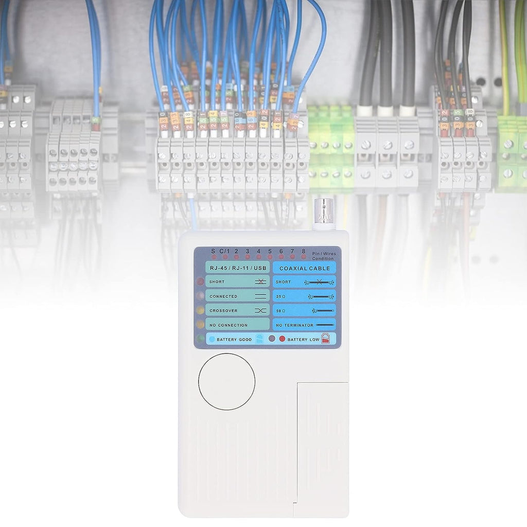 Professional Multi Function 4 In 1 Network Cable Tester RJ45/RJ11/USB/BNC LAN Cable Cat5 Cat6 Wire Tester