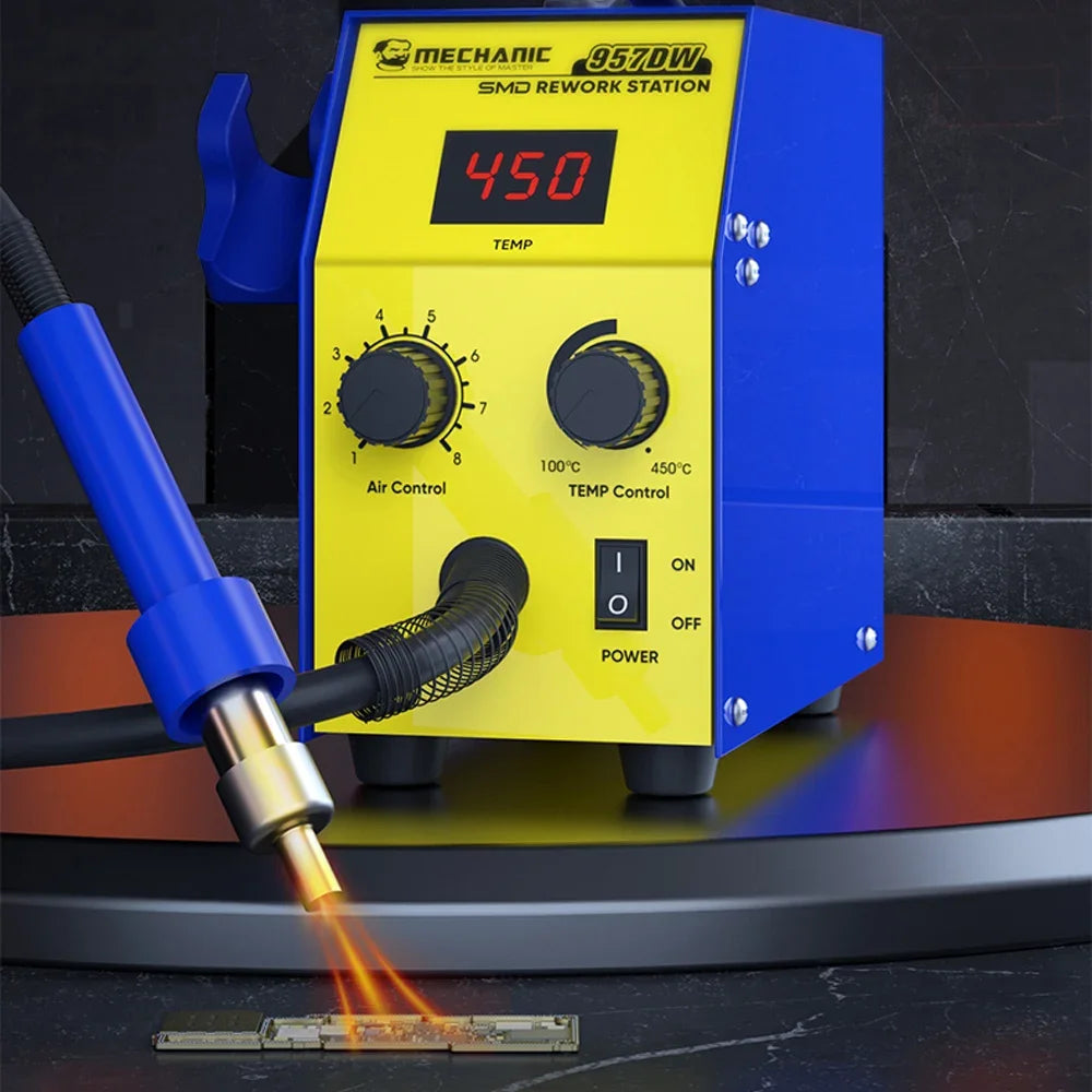 Mechanic 957DW Hot Air Rework and Desoldering Station - Dual Scroll