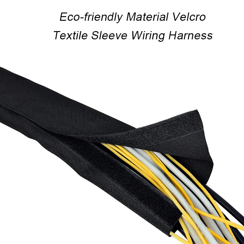 PET Braided Cable Sleeve — Nylon Wire Wrap & Harness Protector
