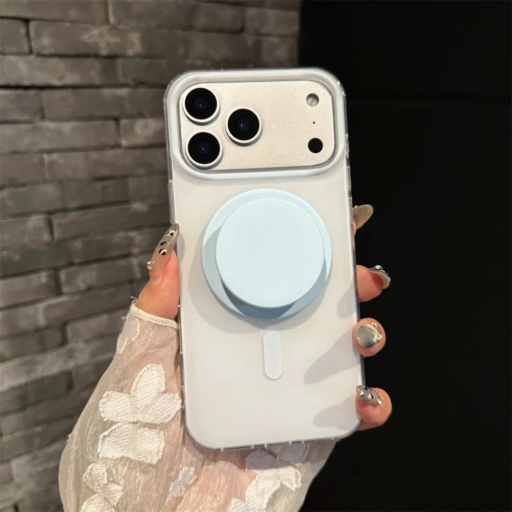 Frosted MagSafe iPhone Case — Fingerprint-Resistant Luxury Finish