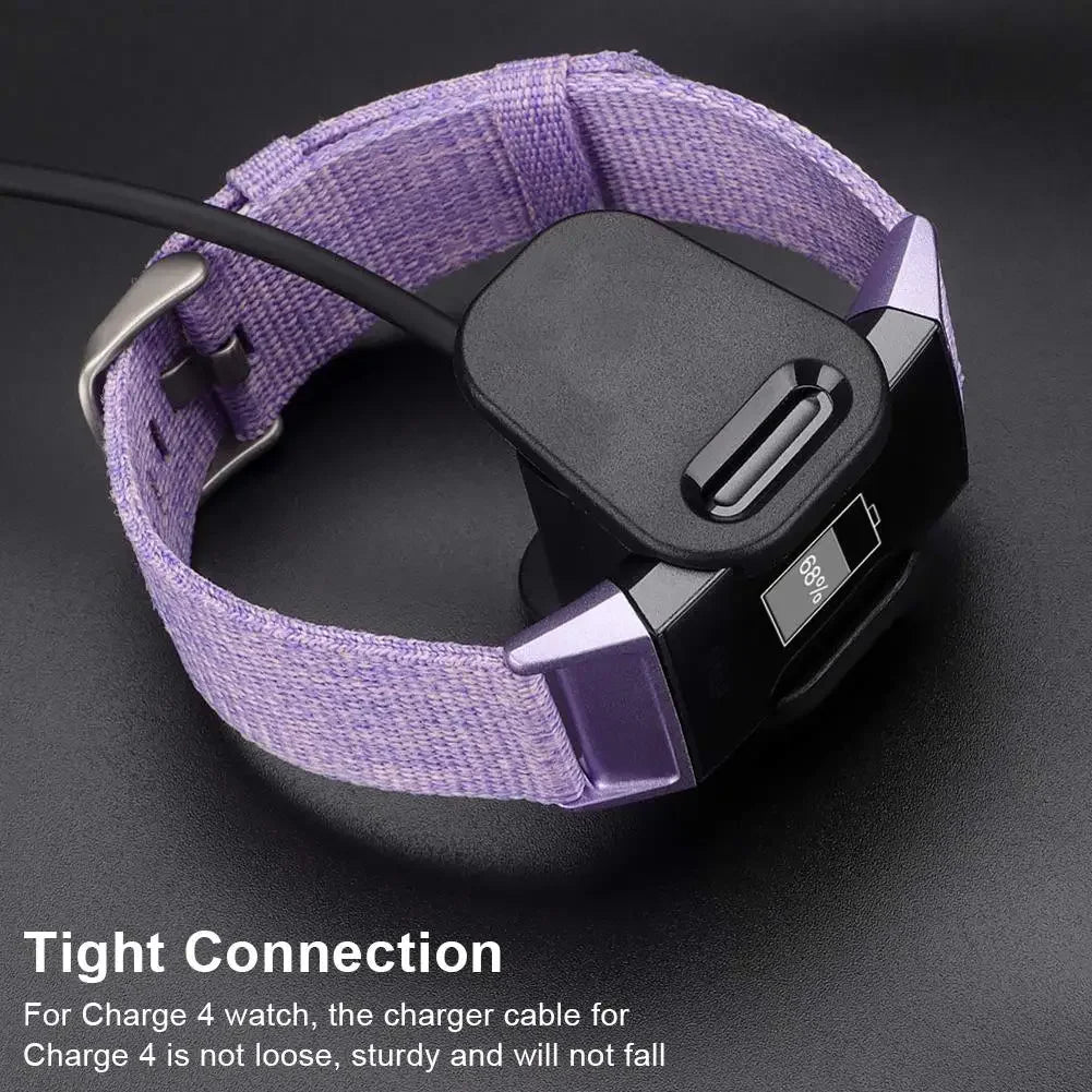 Replacement USB Charger Cord For Fitbit Charge 2 Charger Cable For Fitbit Charge 3 4 Smart Watch Dock Adapter Charging
