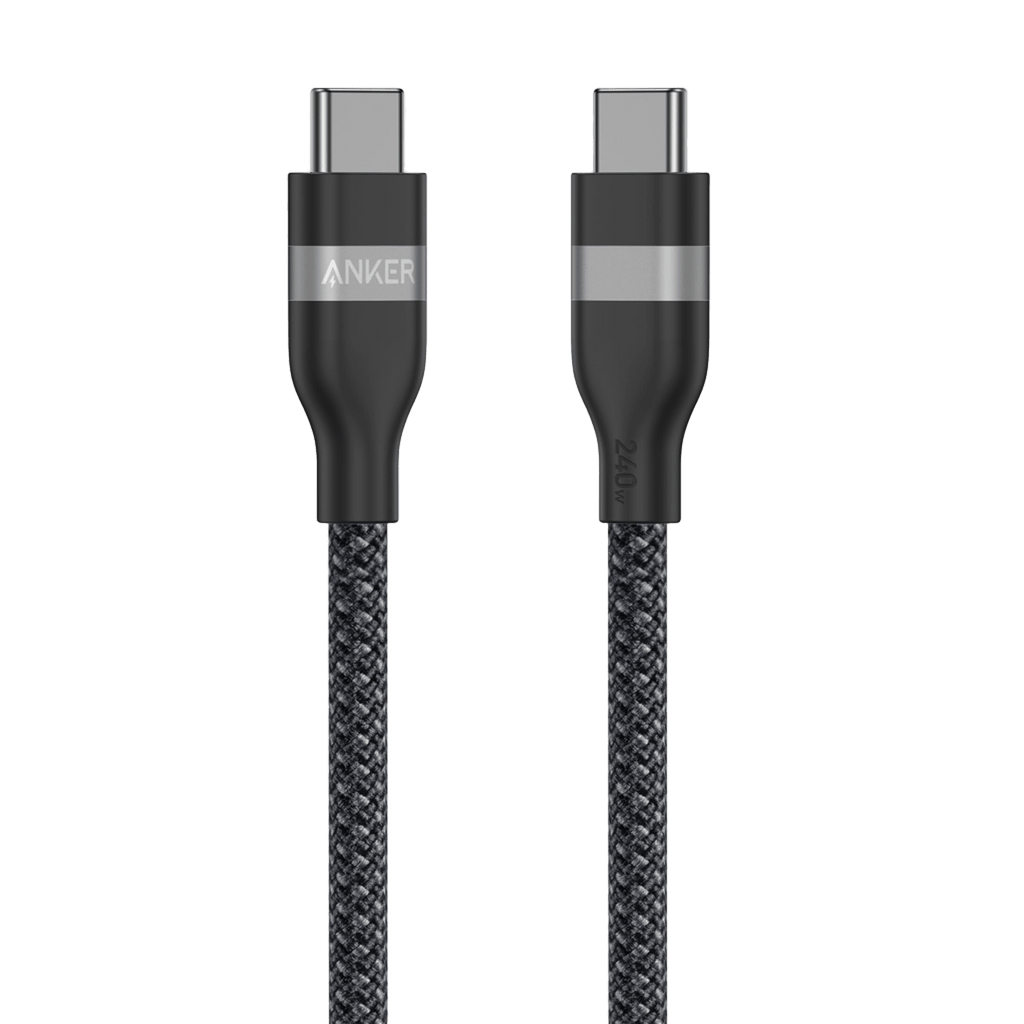 Anker USB-C auf USB-C Kabel (0,9 m / 1,8 m, 240W, Geflecht aus recycelten Materialien)