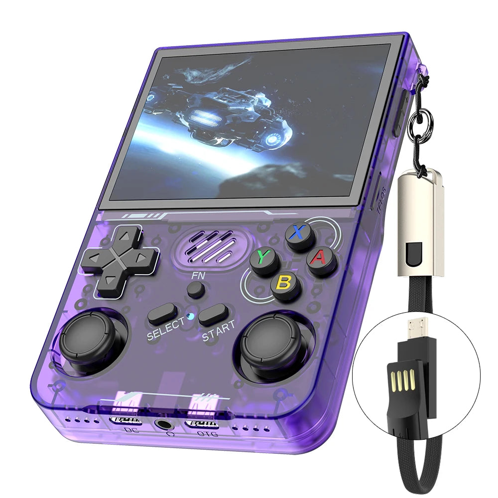 BOYHOM R36XX Retro Handheld Game Console – 60,000+ Games, 3.5" IPS Screen, Built-in Wi-Fi