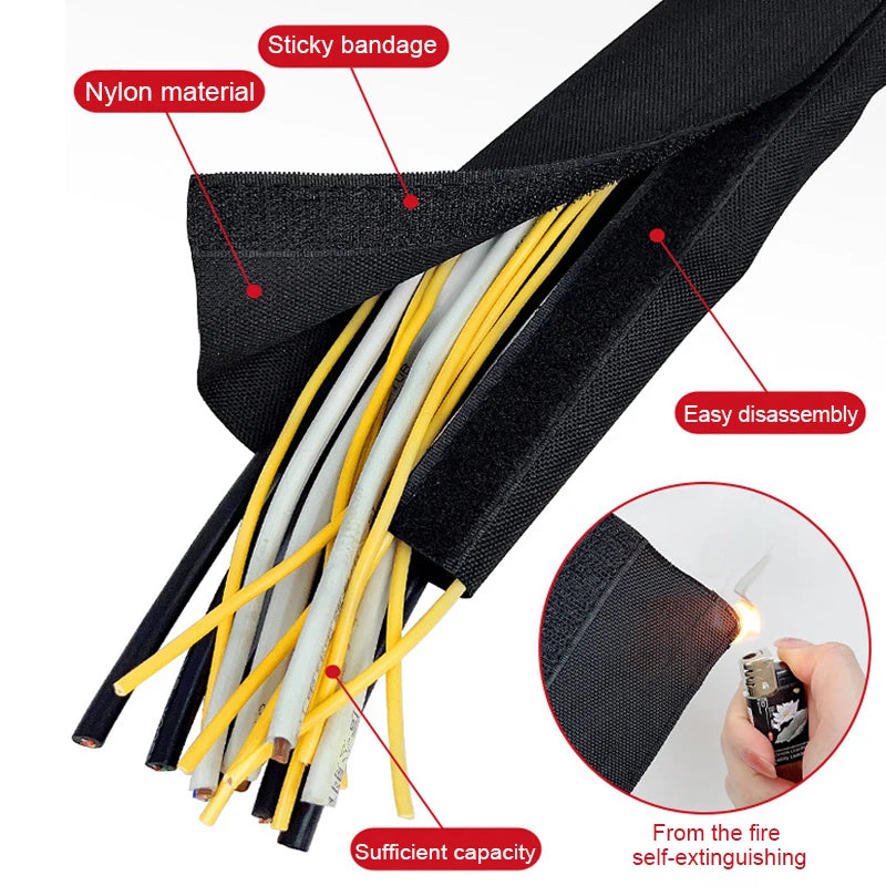 PET Braided Cable Sleeve — Nylon Wire Wrap & Harness Protector