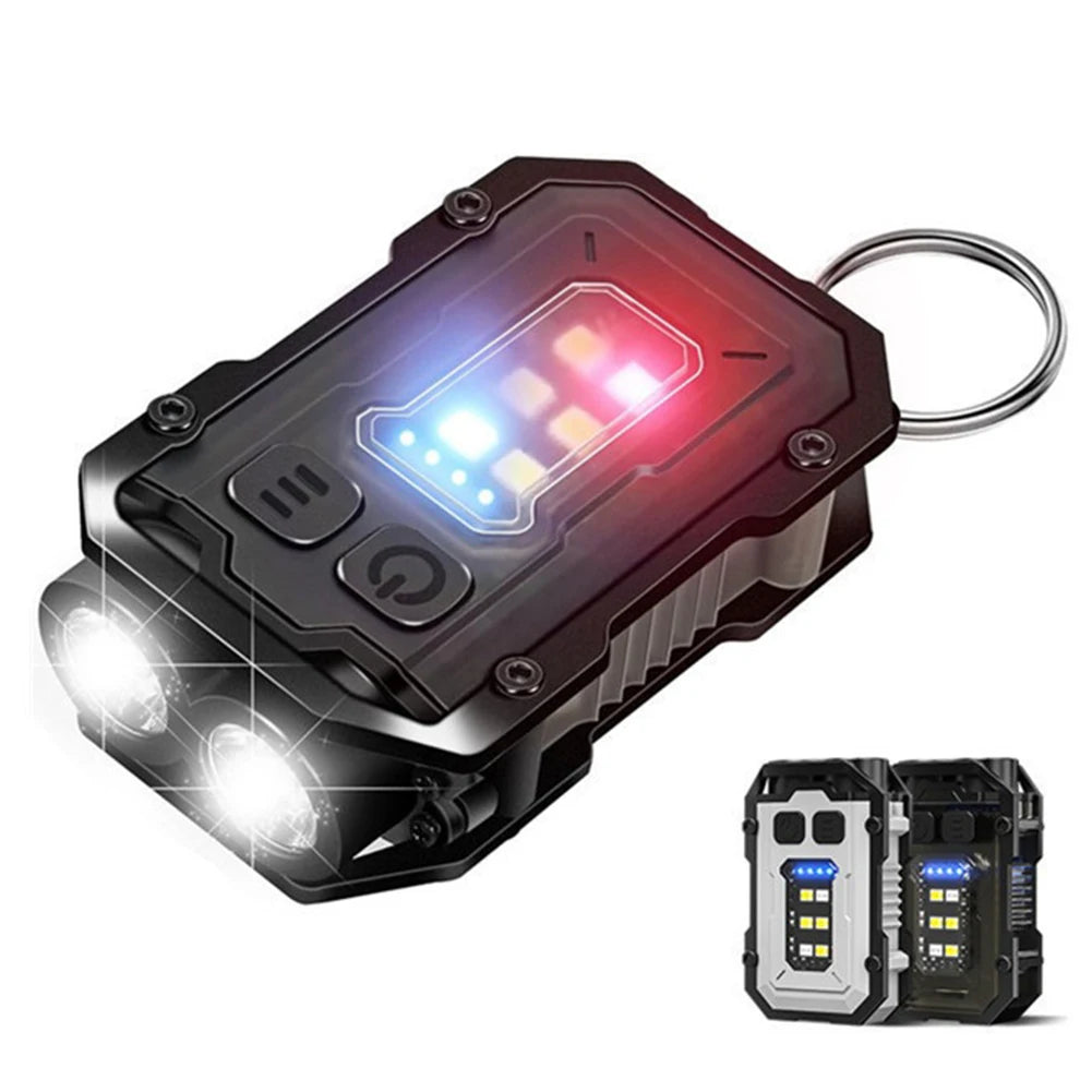 USB-C Rechargeable Keychain Flashlight – 180LM LED Torch for Camping, Fishing & Emergencies
