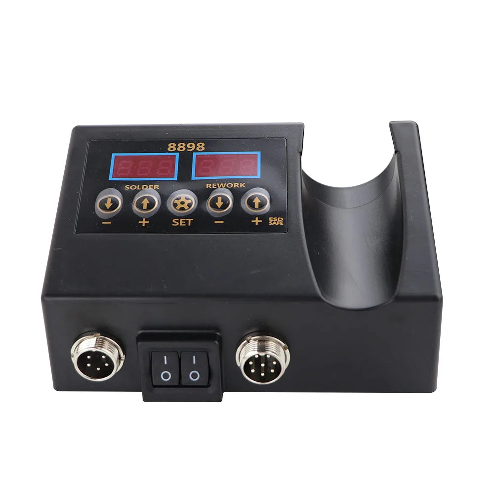 2-in-1 SMD Soldering Station - Digital Temp Control with Hot Air Heat Gun