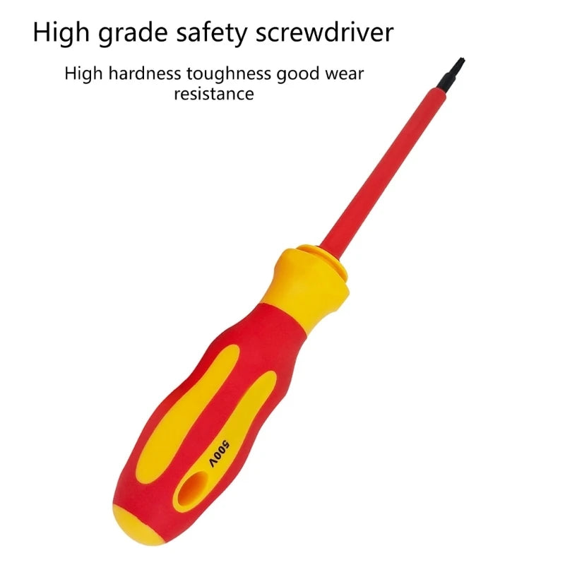Insulated Electrician Screwdriver Set - 8-Tip with Roll Bag