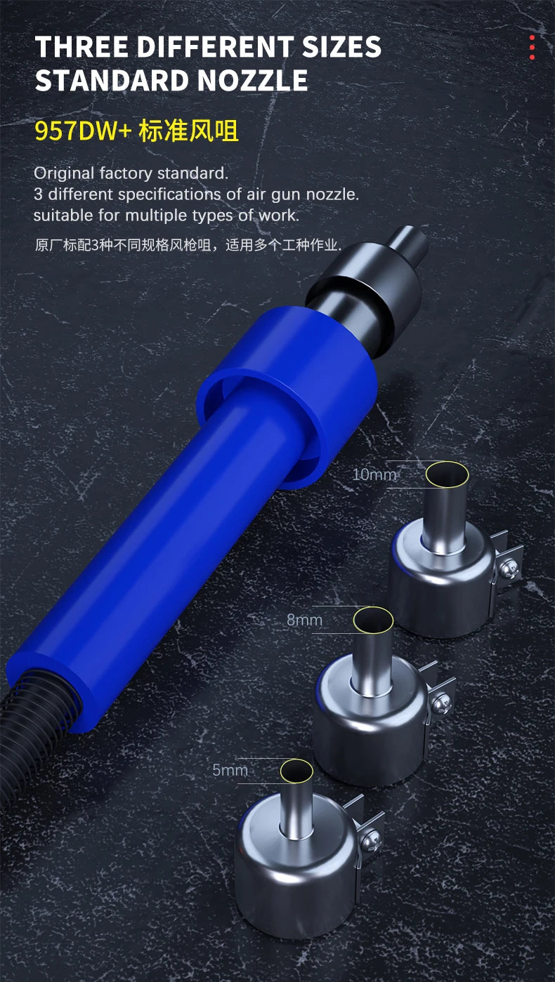 Mechanic 957DW Hot Air Rework and Desoldering Station - Dual Scroll