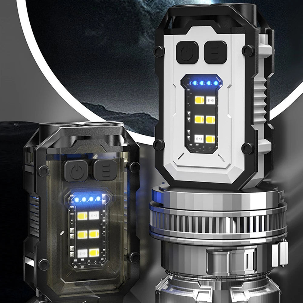 USB-C Rechargeable Keychain Flashlight – 180LM LED Torch for Camping, Fishing & Emergencies