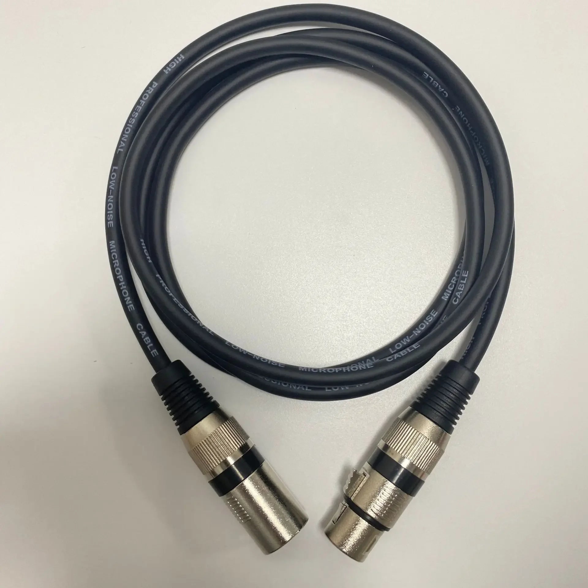 OFC XLR Balanced Microphone Cable | 3-Pin Male to Female | 1m–15m