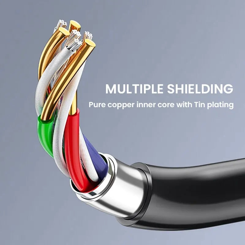 Professional 1/4" TS Instrument Cable | OFC Core | 24K Gold Connectors | 1m–3m