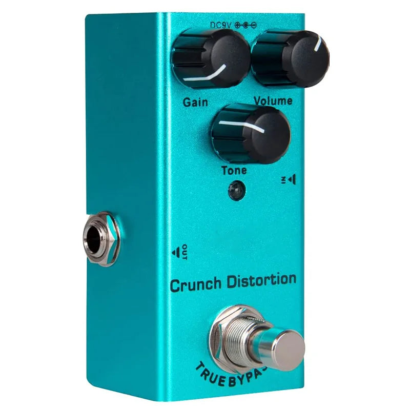 Guitar Effects Pedal – True Bypass, Aluminum Alloy | Overdrive, Distortion, Chorus, Delay & More