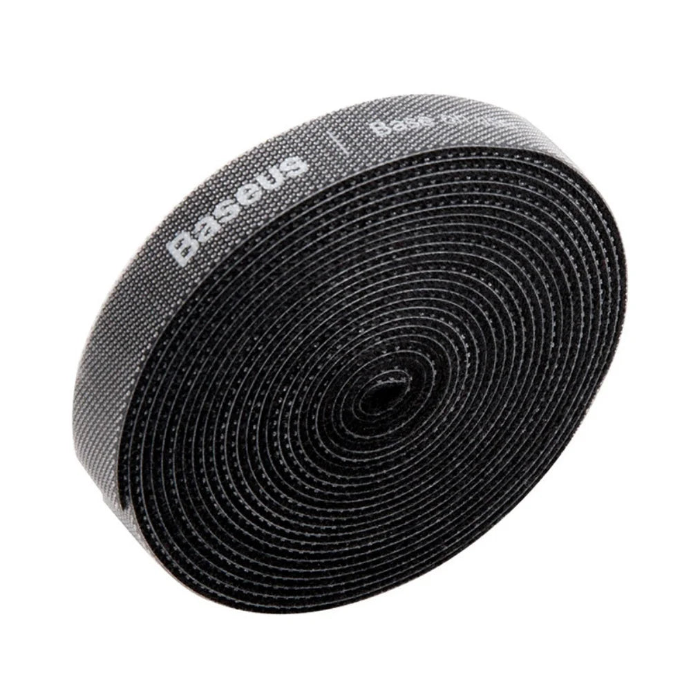 Baseus Velcro Cable Straps — Reusable Nylon Cable Ties & Organizer Clips