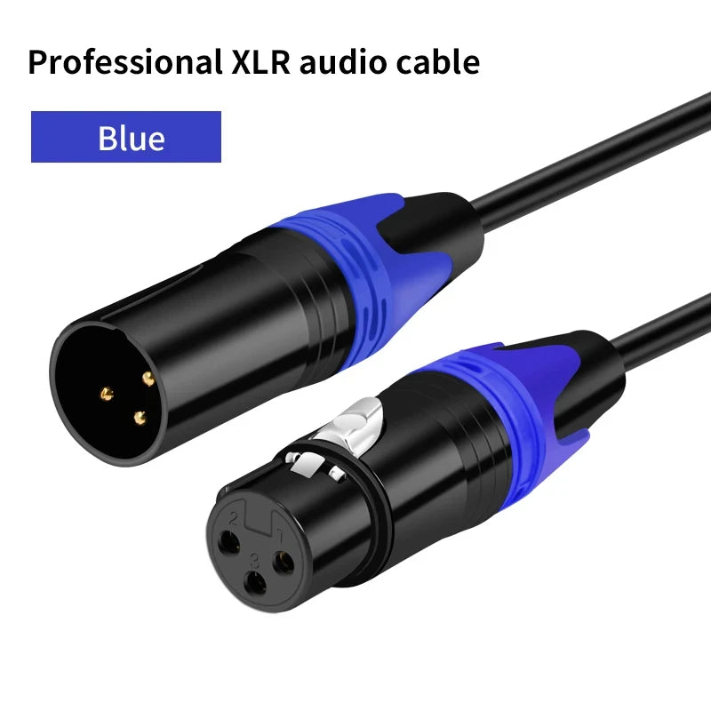 XLR Male to Female Balanced Audio Cable | Microphone & Mixer Extension