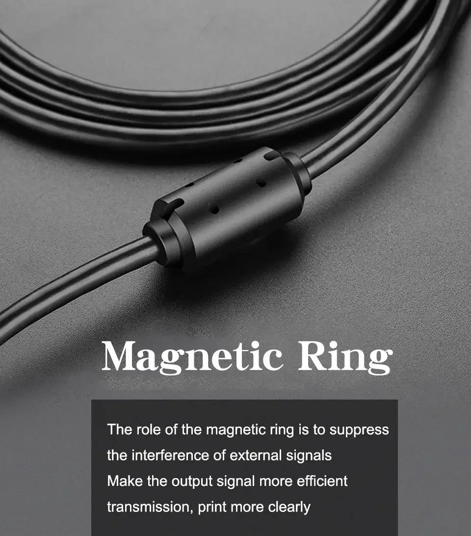 1/2Pcs USB 2.0 Cable Extension Cable 0.6m/1m/1.5m Wire Data Transmission Line Superhighspeed Data Extension Cable For Projector