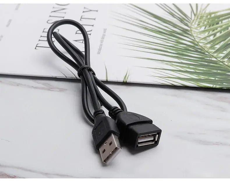 1/2Pcs USB 2.0 Cable Extension Cable 0.6m/1m/1.5m Wire Data Transmission Line Superhighspeed Data Extension Cable For Projector