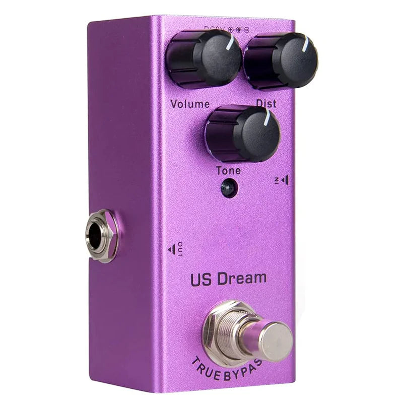 Guitar Effects Pedal – True Bypass, Aluminum Alloy | Overdrive, Distortion, Chorus, Delay & More