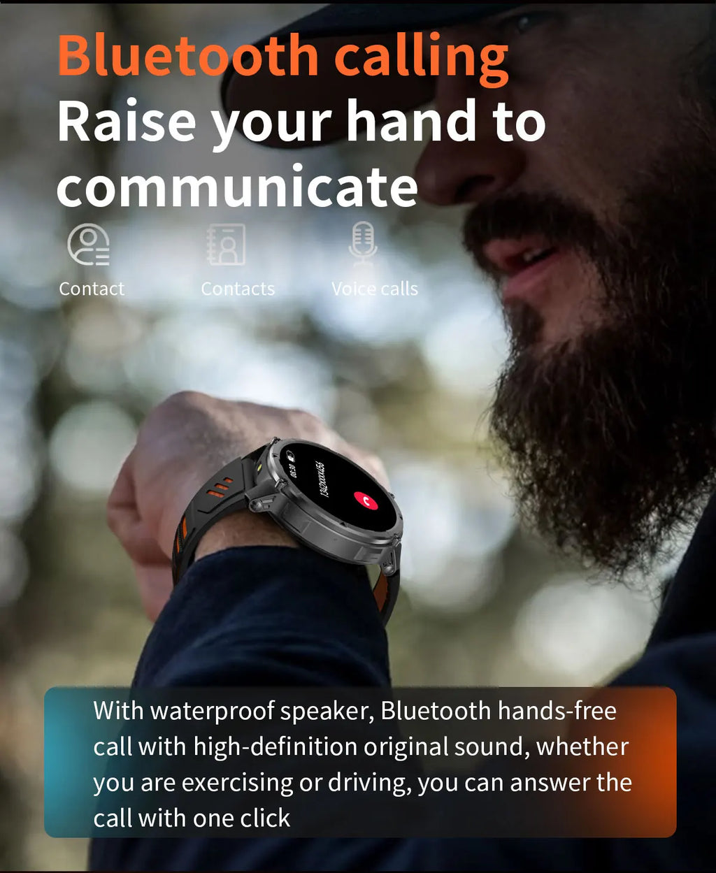 2026 New T-Rex3 Ultra 1100Mah Military Smart Watch Men 1.7"AMOLED GPS Path 5ATM Waterproof Compass LED Flashlight Smartwatch iOS
