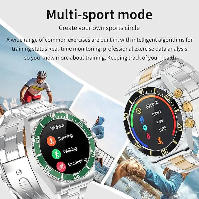 AW12 Smart Watch – 1.28" Display, Heart Rate, Blood Oxygen, IP67 Waterproof, 250Hr Standby