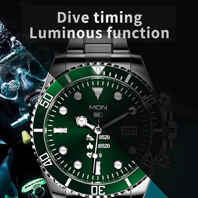 AW12 Smart Watch – 1.28" Display, Heart Rate, Blood Oxygen, IP67 Waterproof, 250Hr Standby