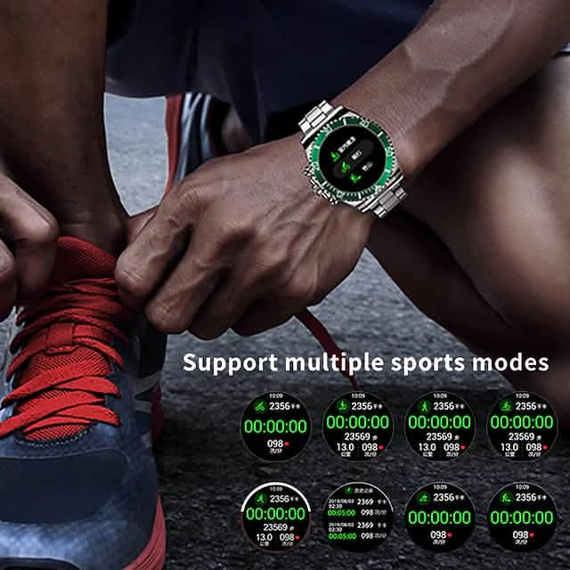 AW12 Smart Watch – 1.28" Display, Heart Rate, Blood Oxygen, IP67 Waterproof, 250Hr Standby