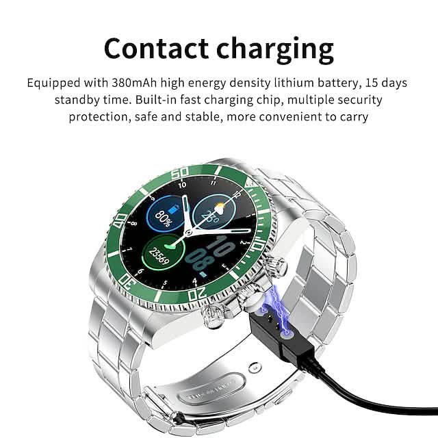 AW12 Smart Watch – 1.28" Display, Heart Rate, Blood Oxygen, IP67 Waterproof, 250Hr Standby