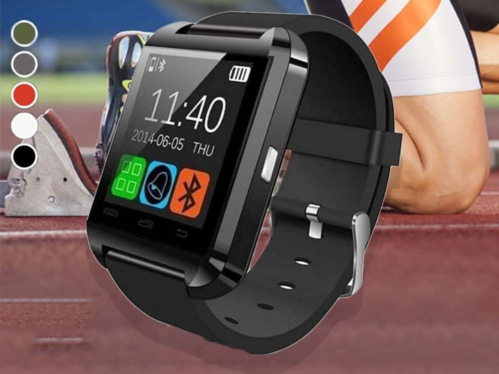 Bluetooth Smart Watch – Pedometer, Sleep Monitor, Call Alerts & Multi-Function Fitness Tracker
