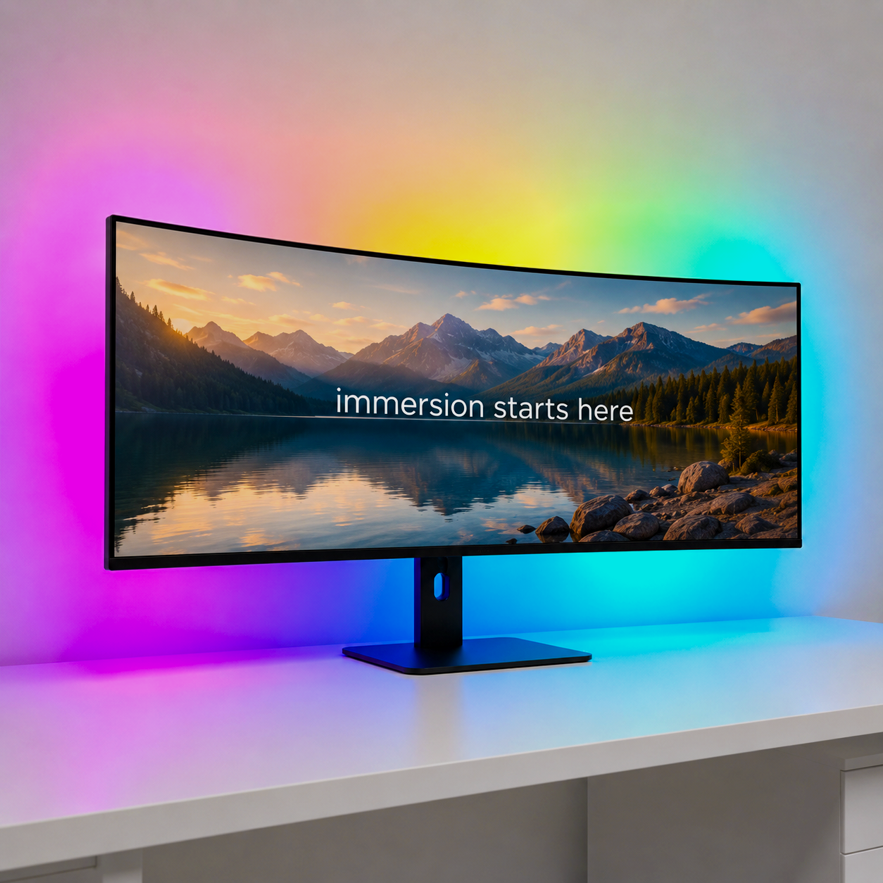 USB RGB LED-Lichtleisten für PC-Monitor, App-gesteuerte Gaming-Hintergrundbeleuchtung mit Musiksynchronisation, 24 bis 34 Zoll Computerbildschirm-LED-Beleuchtung für Gaming-Raum-Dekoration