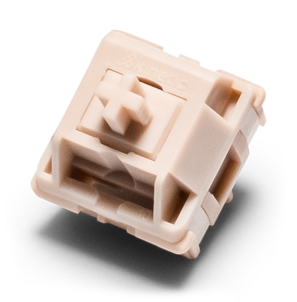HMX Latte Linear Switches – 5-Pin MX-Style | Mechanical Keyboard Switches