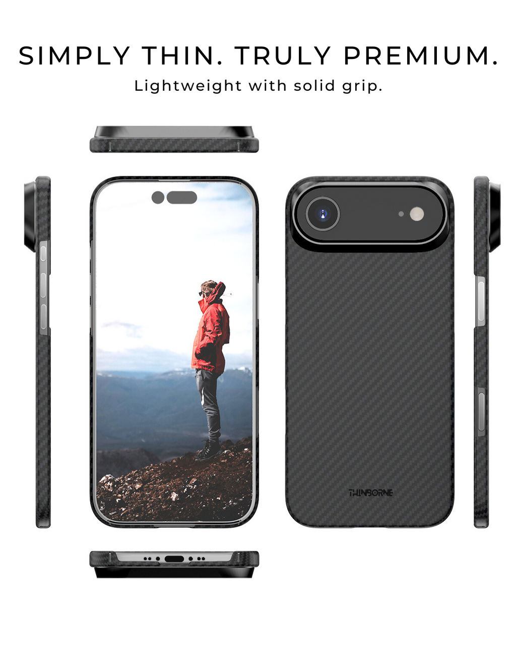 iPhone Air Case – Ultra-Thin Aramid Fiber MagSafe Case | ThinBorne